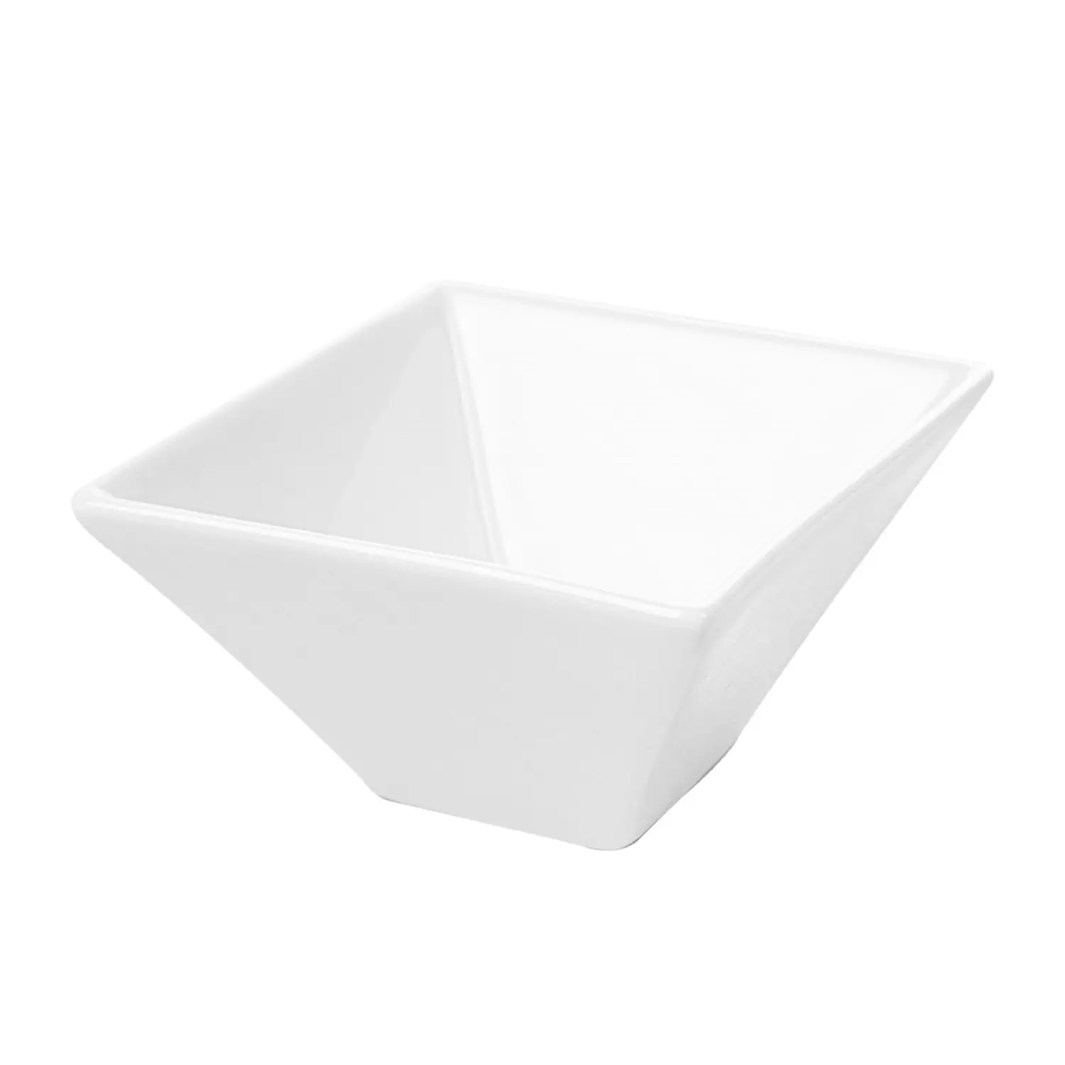 Ciotole quadrati  300 ml 12,2x6 cm bianco porcellana (6 unità)