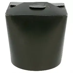 Ricipienti multiuso per microonde  960 ml 300 + 18 pe g/m2 ø9x10,8 cm nero cartone (50 unità)