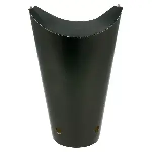 Bicchiere fritti chiuso  22 oz - 660 ml 220 + 18pe g/m2 8,5x18 cm nero cartone (50 unità)