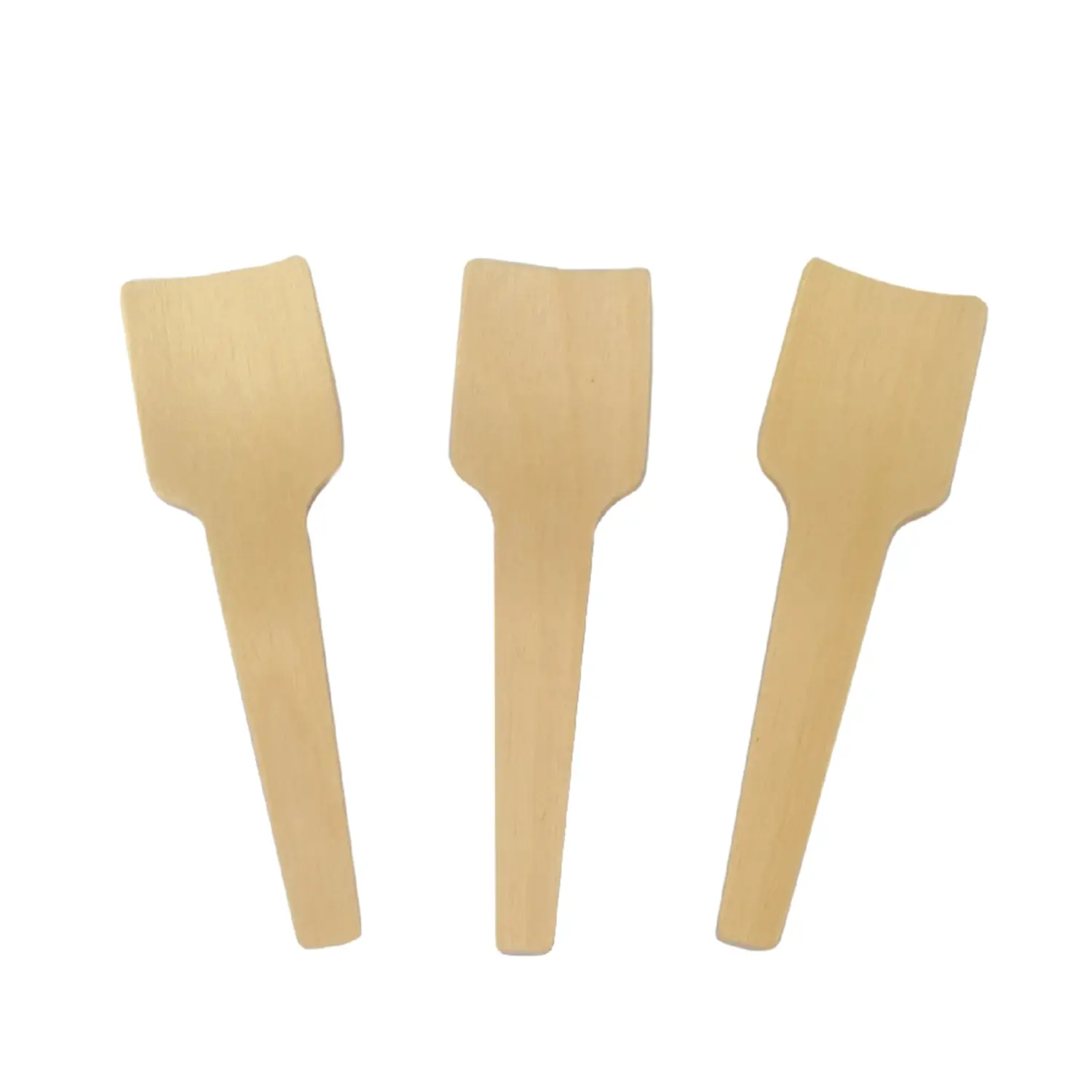 Cucchiaini gelati wood  7 cm naturale legno (100 unità)