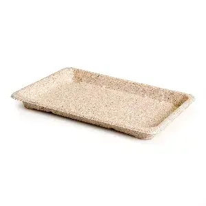 Scatole sushi bionic  23,5x15,5x2 cm naturale bagassa (800 unità)
