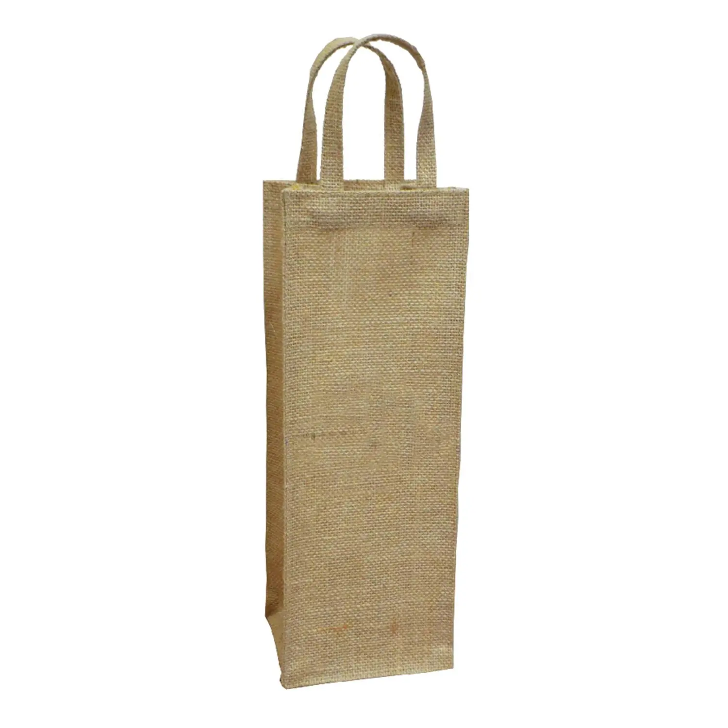 Sacchetto senza decorazioni con manici  260 g/m2 11+10x33 cm naturale iuta (10 unità)