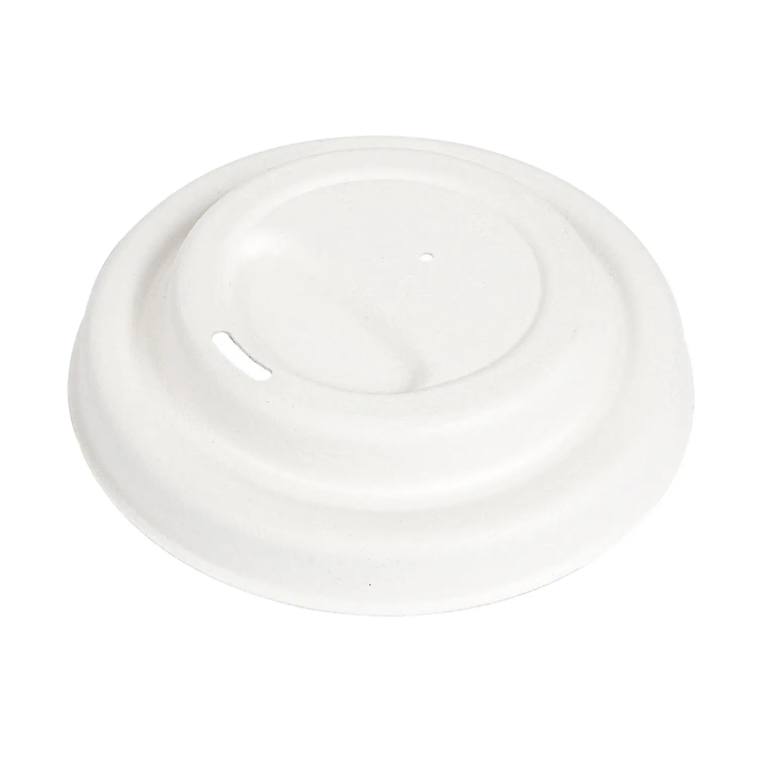 Coperchi per bicchieri caffè bionic  ø 9 cm bianco bagassa (1000 unità)