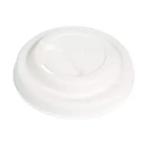 Coperchi per bicchieri caffè bionic  ø 9 cm bianco bagassa (1000 unità)