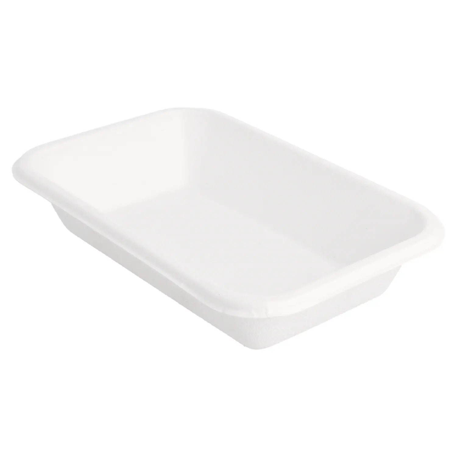 Vassoi bionic 425 ml 18x12x3,5 cm bianco bagassa (600 unità)
