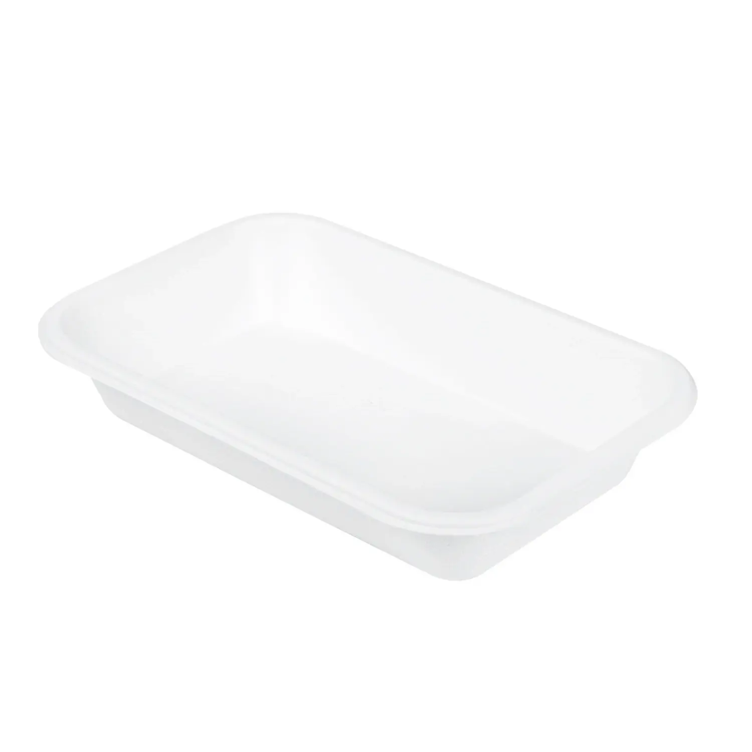 Vassoi bionic 710 ml 21,5x14x3,7 cm bianco bagassa (600 unità)