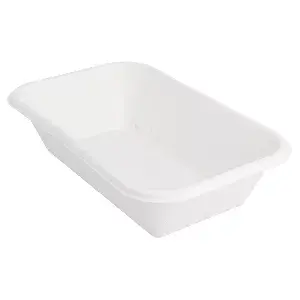 Vassoi bionic 950 ml 21,5x14x5,2 cm bianco bagassa (600 unità)