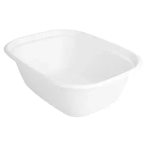 Vassoi bionic 1800 ml 23,1x18,2x7,7 cm bianco bagassa (300 unità)