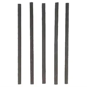 Canucce dritte cocktail paper  ø0,60x14 cm nero carta (3000 unità)