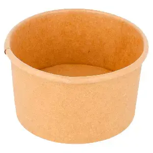 Coppetta gelati  70 ml 210 + 18 pe g/m2 ø6,5x3,9 cm marrone cartone (2000 unità)