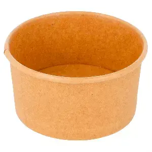 Coppetta gelati  90 ml 210 + 18 pe g/m2 ø7,2x4 cm marrone cartone (2000 unità)