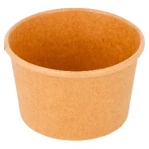 Coppetta gelati  120 ml 210 + 18 pe g/m2 ø7,7x4,7 cm marrone cartone (2000 unità)