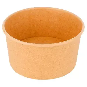Taça gelados  150 ml 250 + 18 pe g/m2 ø8,5x4,5 cm castanho cartolina (2000 unidade)