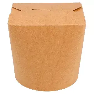 Recipientes multi-uso p/ microondas  780 ml 275 + 25 pe g/m2 ø9x9 cm natural kraft (50 unidade)