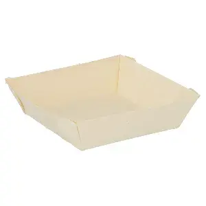 Barchette quadrati wood 60 ml 7x7x2 cm naturale legno (500 unità)