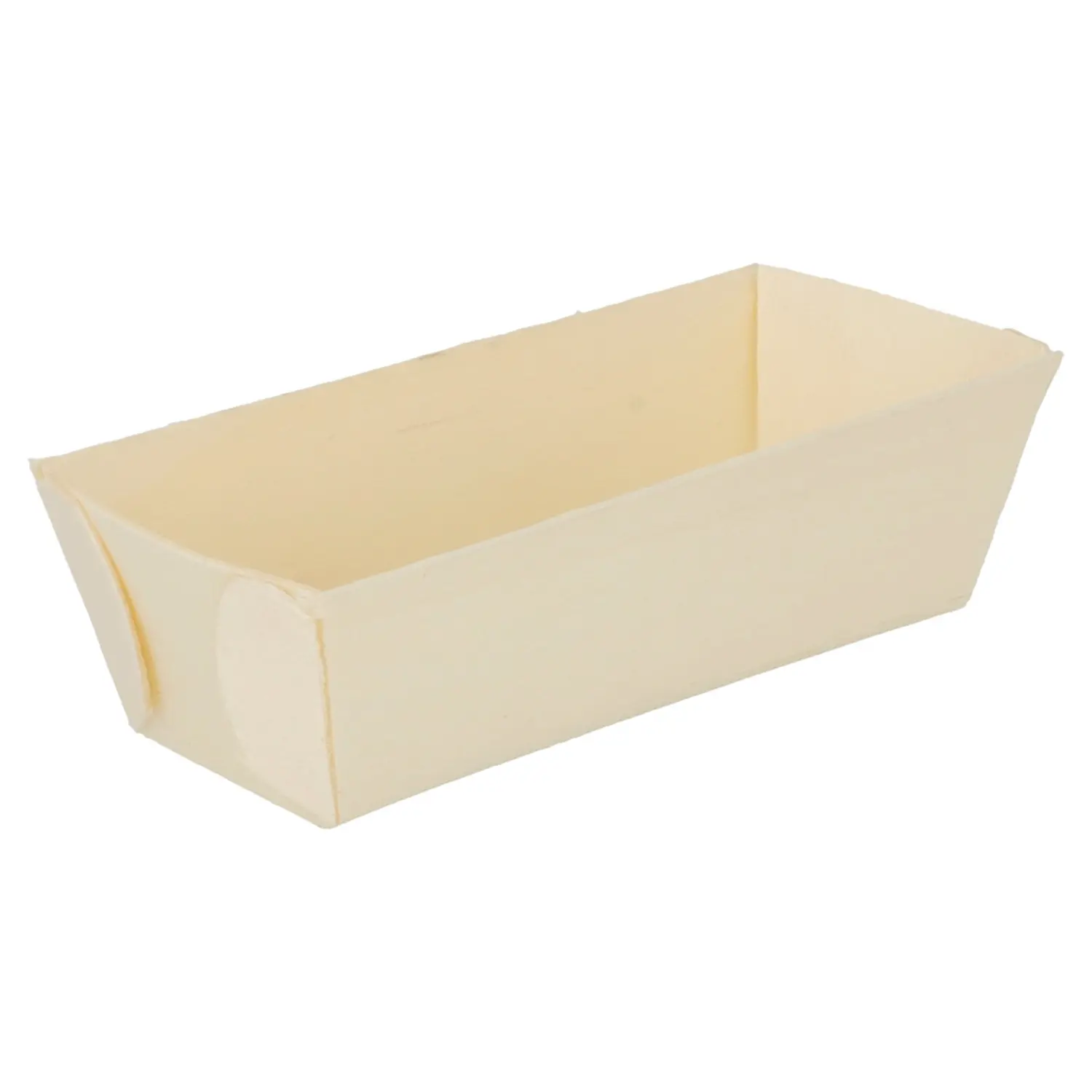 Barchette rettangolari wood 100 ml 10x4,5x3 cm naturale legno (500 unità)