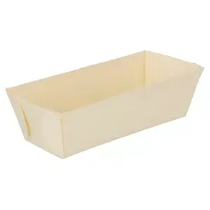 Barchette rettangolari wood 100 ml 10x4,5x3 cm naturale legno (500 unità)