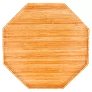Vassoio ottogonale  28x28x1,7 cm bambù (1 unità)