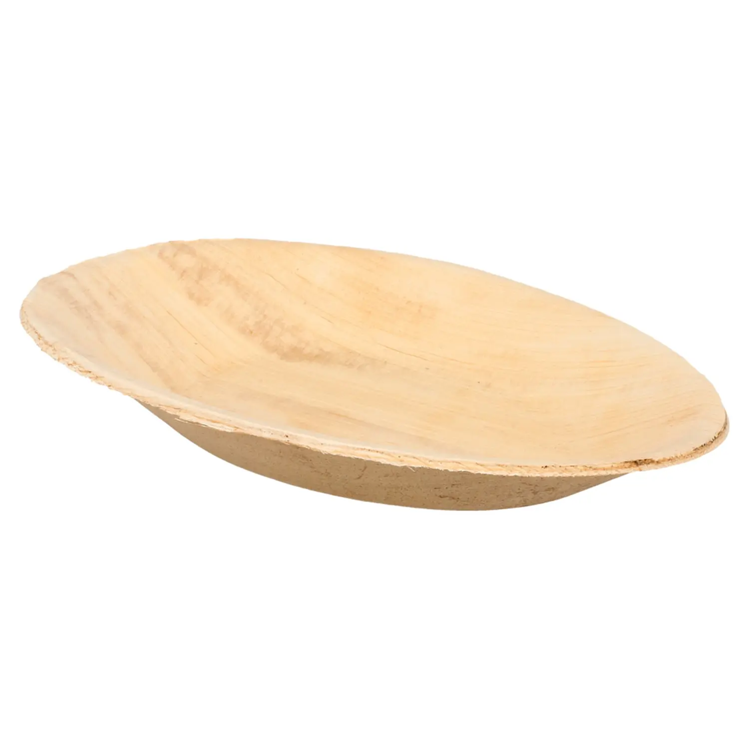 Piatti ovale areca  17x12x2 cm naturale areca (200 unità)