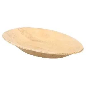 Piatti ovale areca  17x12x2 cm naturale areca (200 unità)