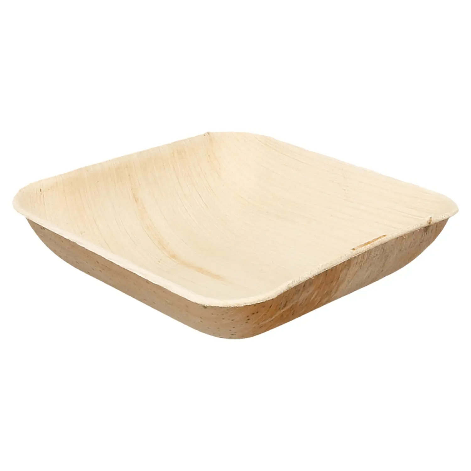 Ciotole quadrate areca  15x15x4 cm naturale areca (200 unità)