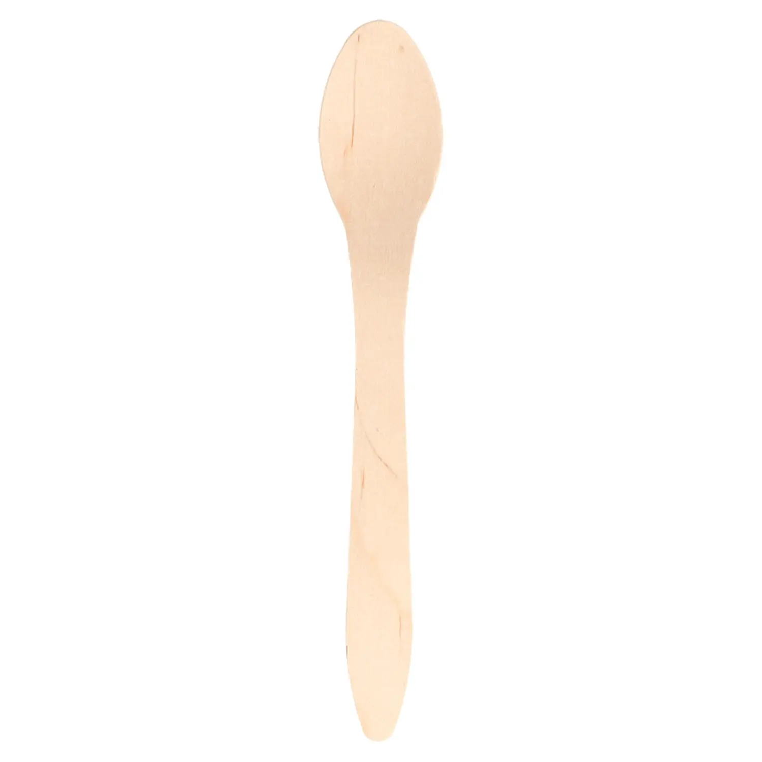 Cucchiai wood 'curve'  18,7 cm naturale legno (100 unità)