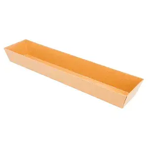 Barchette  250 + 12,5 pe g/m2 30x6,5x3,5 cm naturale kraft (1000 unità)