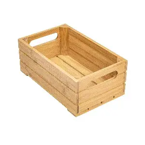 Scatola buffet gn 1/4 bamboo  26,5x16,2x10 cm naturale bambù (1 unità)