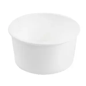 Insalatieri  1000 ml - 33,3 oz 300 + 18 pe g/m2 ø15/12,8x7,5 cm bianco cartone (300 unità)