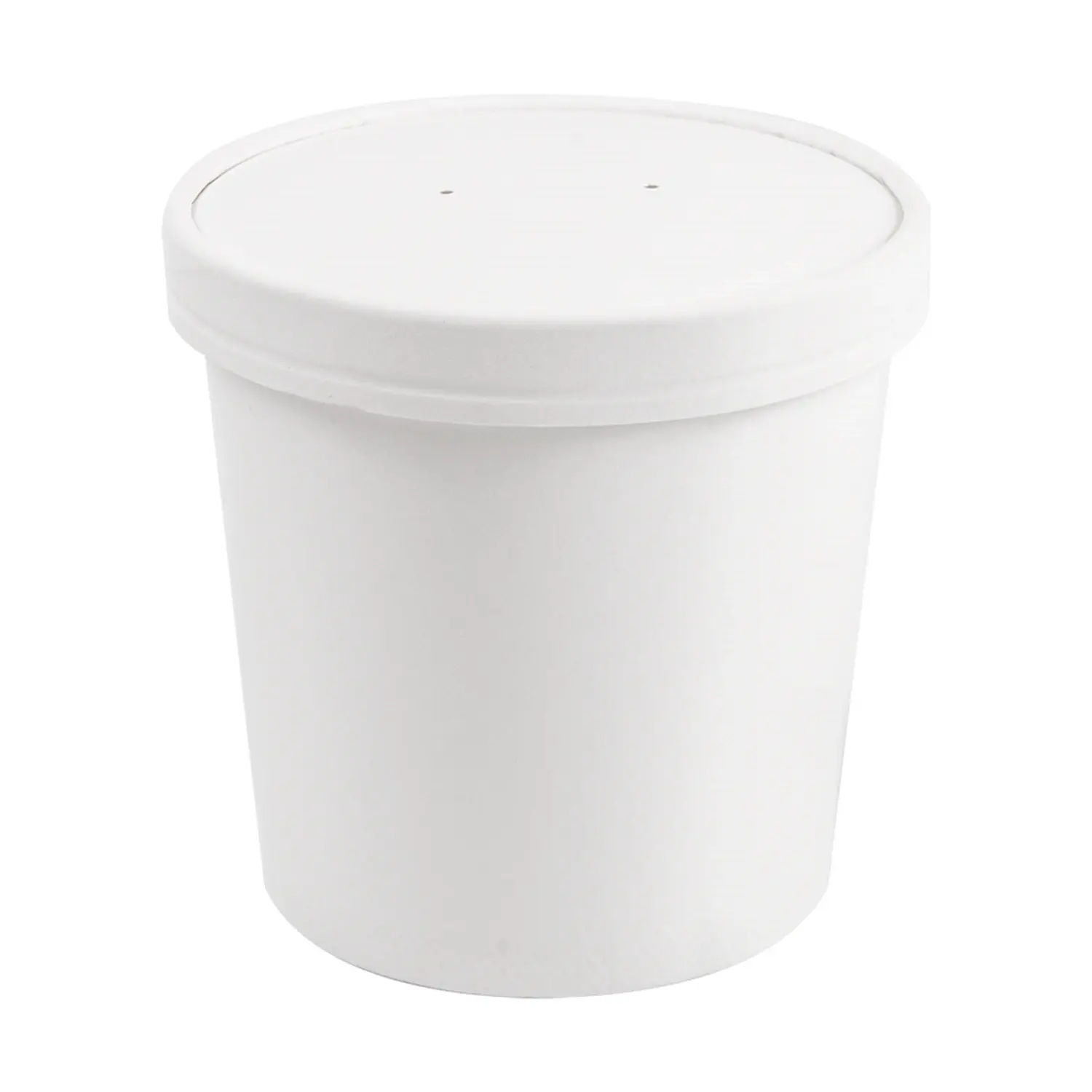 Contenitori con coperchi  780 ml - 26 oz 330 + 18 pe g/m2 ø11,7/9,2x11 cm bianco cartone (250 unità)