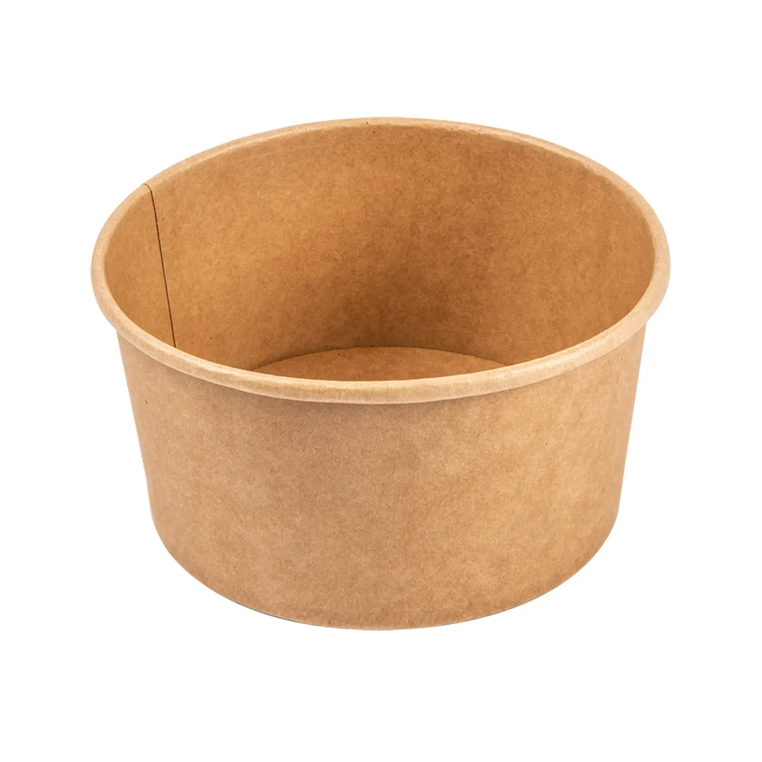 Insalatieri  1000 ml - 33,3 oz 300 + 18 pe g/m2 ø15/12,8x7,5 cm naturale kraft (300 unità)