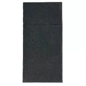 Guardanapos canguro  55 g/m2 40x40 cm preto airlaid (700 unidade)