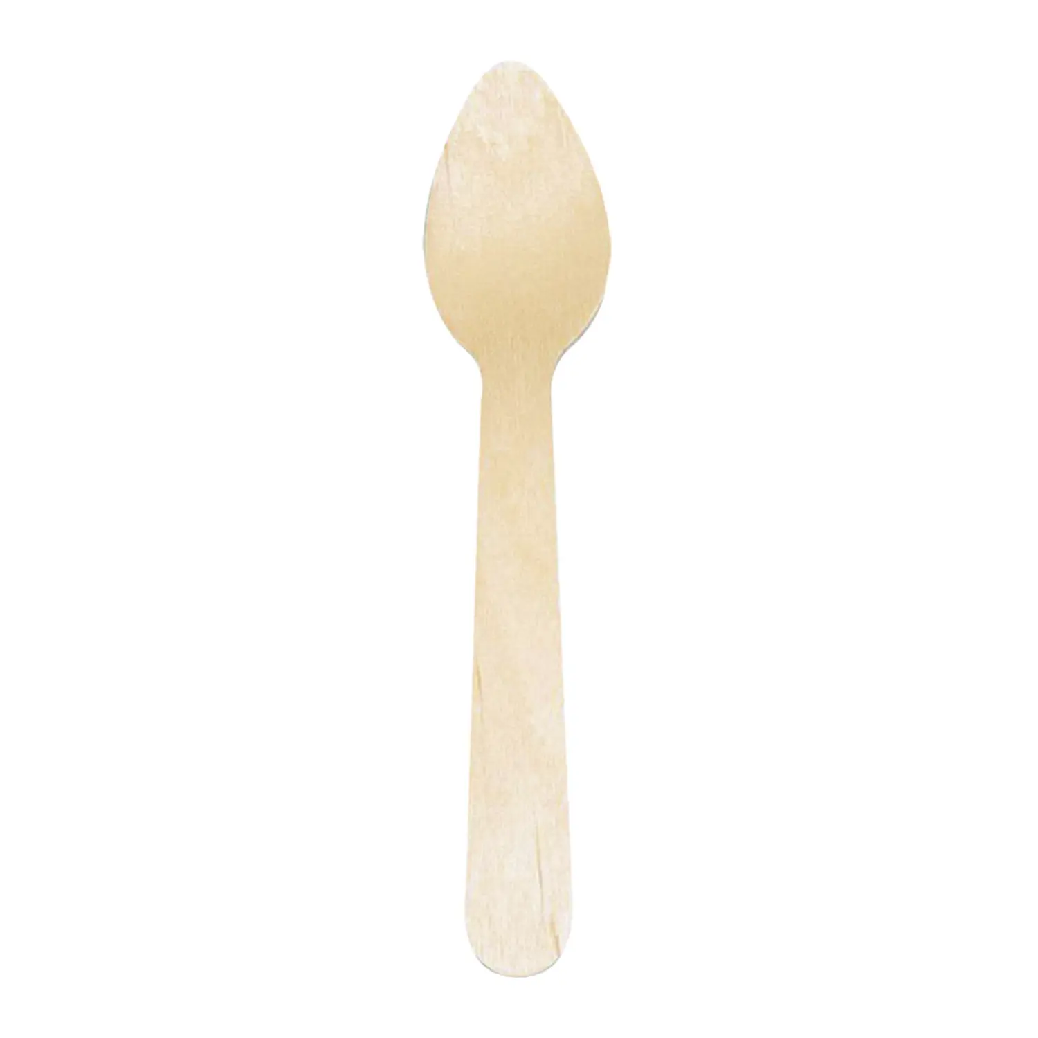 Cucchiaini da caffé wood  11 cm naturale legno (100 unità)
