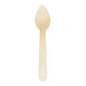 Colherinha café wood  11 cm natural madeira (100 unidade)