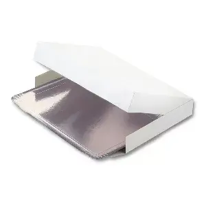 Scatole catering auto montaggio  275 g/m2 19x28 cm bianco cartone (100 unità)