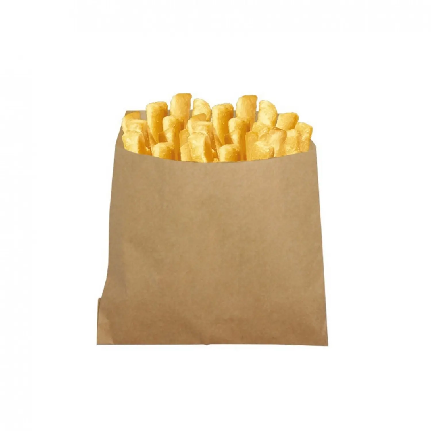3000 unidades. Em papel anti-gordura fechado para batatas e fritos (12x12cm) | Ref: 22SHK/LISA/3000