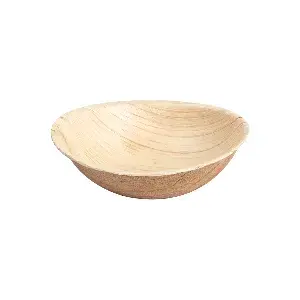 Mini ciotole areca  ø 9,6x2,5 cm naturale areca (200 unità)