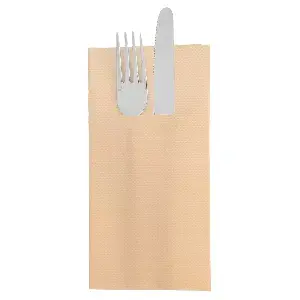 Tovaglioli canguro double point  18 g/m2 39x40 cm avorio tissue (1400 unità)