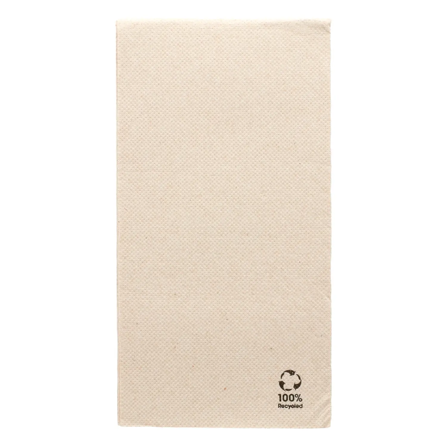 Guardanapos ecolabel dobrados 1/6 double point  19 g/m2 30x40 cm natural tissue reciclado (1500 unidade)