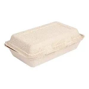 Contenitori "l" bionic 1 l 16x24x7,5 cm naturale bagassa (400 unità)