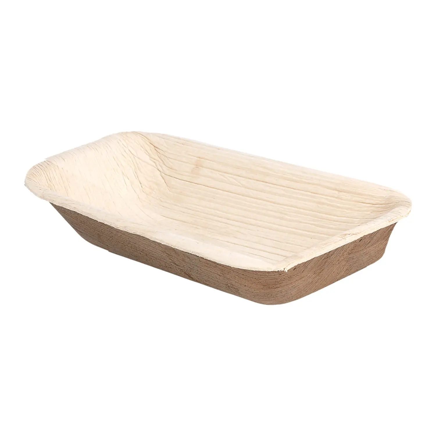 Mini terrine areca  7x12x2,5 cm naturale areca (200 unità)