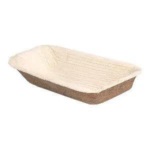 Mini terrine areca  7x12x2,5 cm naturale areca (200 unità)