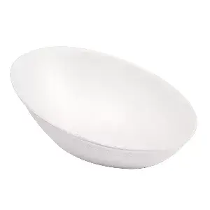 Contenitore ovale bionic  8x4,8x2,7 cm bianco bagassa (1000 unità)
