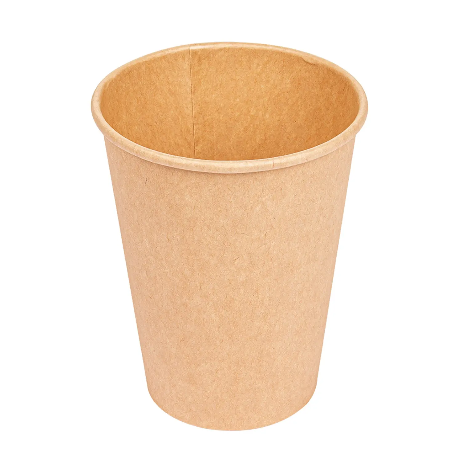 Bicchieri bevande calde 1 parete  360 ml - 12 oz 300 + 18 pe g/m2 ø9/6x11 cm marrone cartone (1000 unità)