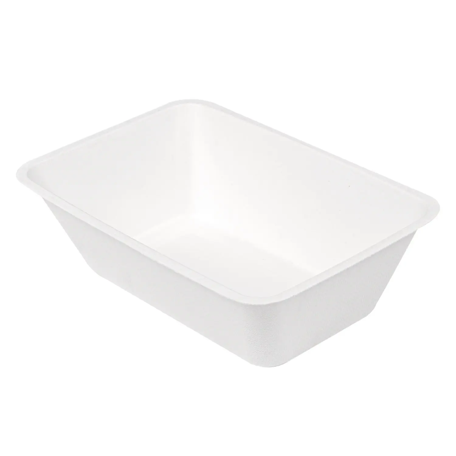Barchette bionic 1000 ml 20,2x13,5x6,2 cm bianco bagassa (500 unità)