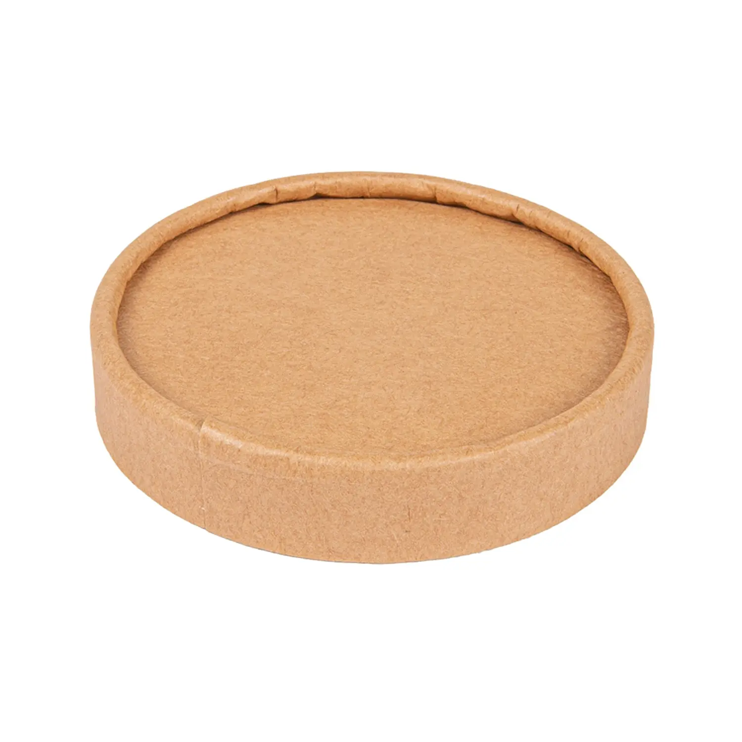 Coperchio terrina gelati  120 ml 280 + 18 pe g/m2 ø7,7 cm marrone cartone (1000 unità)