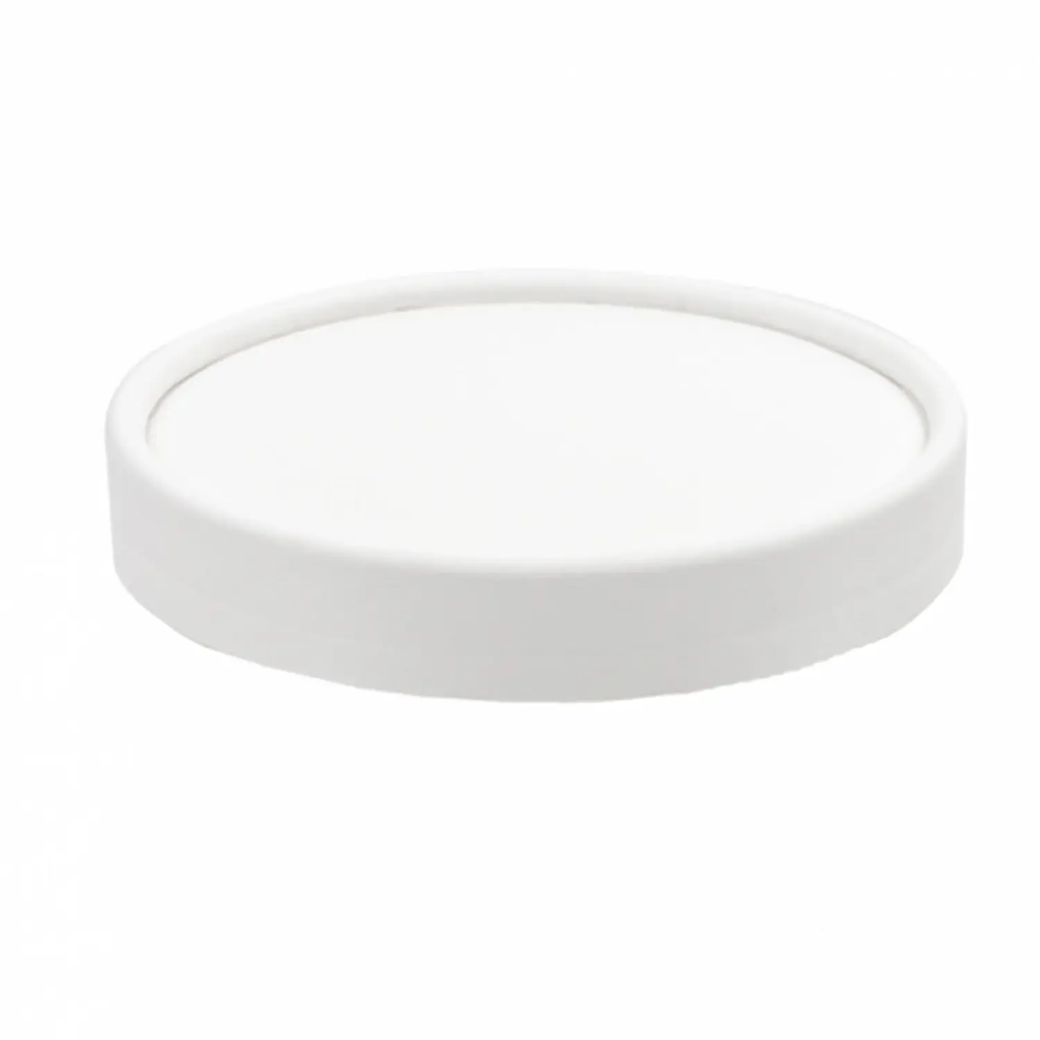 Coperchio terrina gelati  150 ml 280 + 18 pe g/m2 ø8,5 cm bianco cartone (1000 unità)