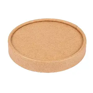 Tampa p/ taça gelados  240 ml 280 + 18 pe g/m2 ø9,4 cm castanho cartolina (1000 unidade)