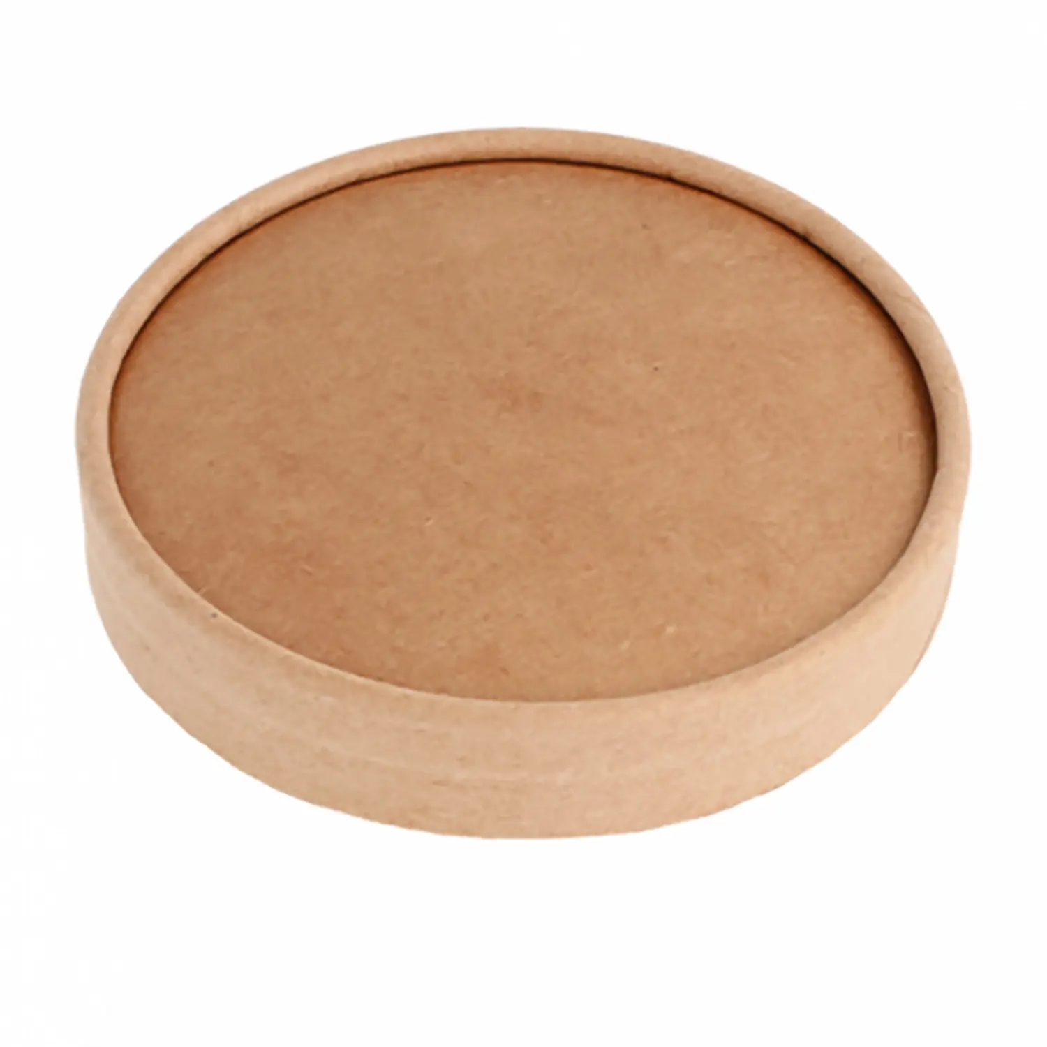 Tampa p/ taça gelados  300 ml 280 + 18 pe g/m2 ø10 cm castanho cartolina (1000 unidade)