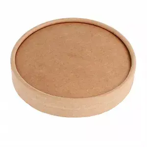 Coperchio terrina gelati  300 ml 280 + 18 pe g/m2 ø10 cm marrone cartone (1000 unità)
